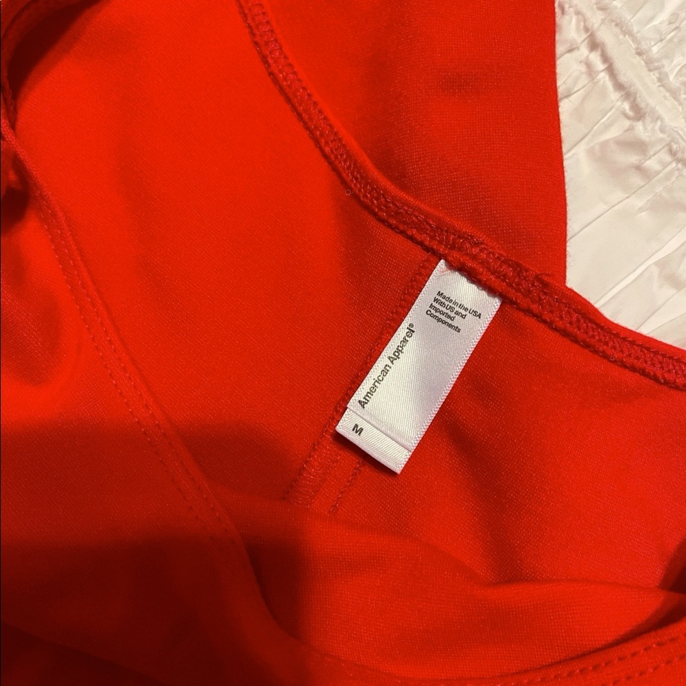American apparel Ponte red dress M - Picture 3 of 3